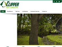 Tablet Screenshot of clippertreeservice.com